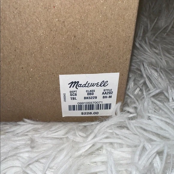 Madewell Patti Lace Up Boots in Black Leather Size 8.5 - Picture 3 of 10